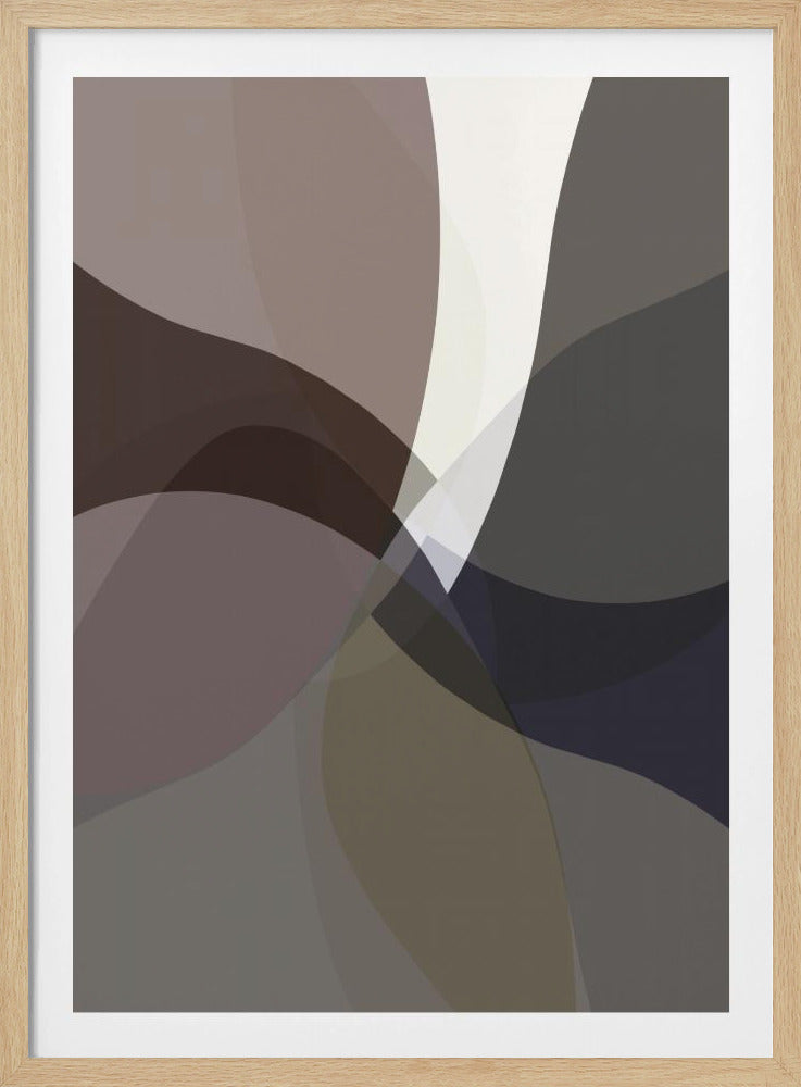 Abstrakte neutrale Formen Druck 5 | Poster