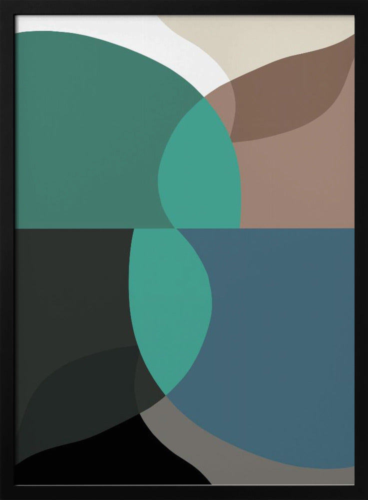 Abstract Shapes Art Print No 2 | Poster