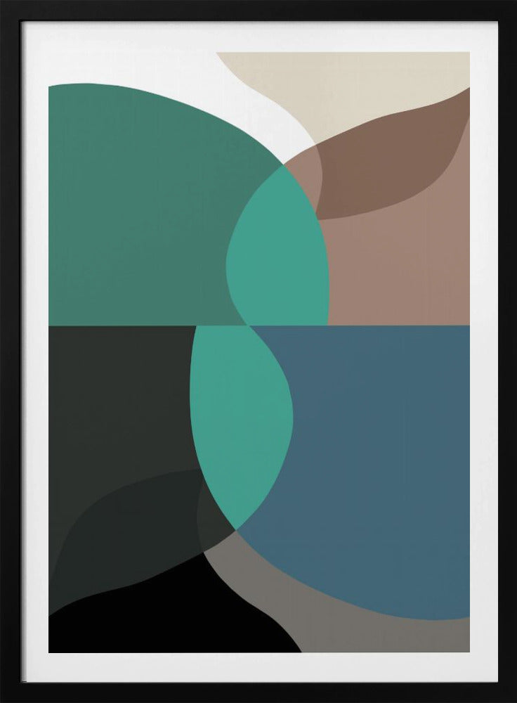 Abstract Shapes Art Print No 2 | Poster