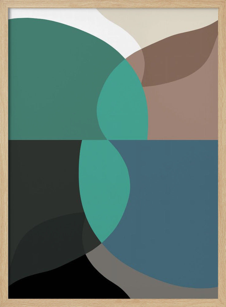 Abstract Shapes Art Print No 2 | Poster