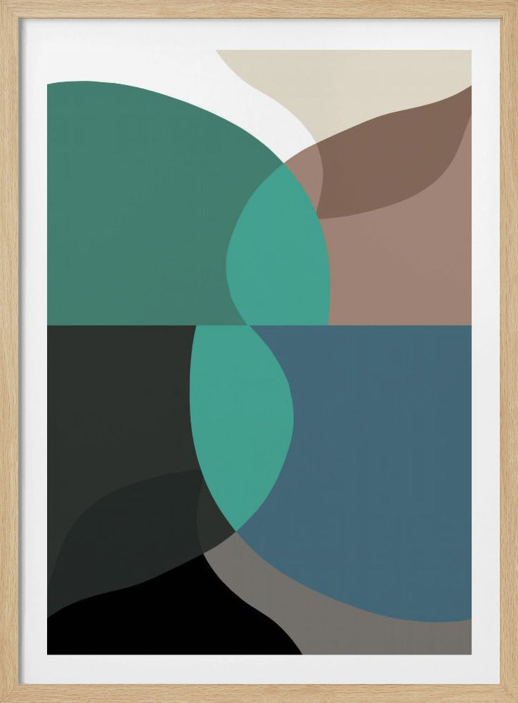 Abstract Shapes Art Print No 2 | Poster