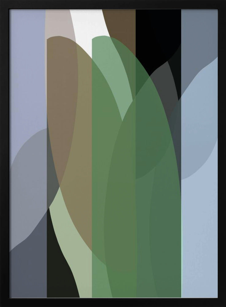 Abstract Shapes Art Print No 3 | Poster