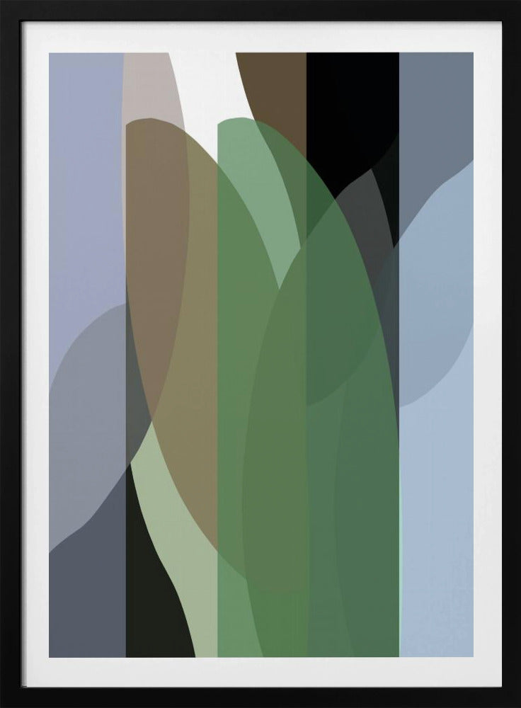 Abstract Shapes Art Print No 3 | Poster
