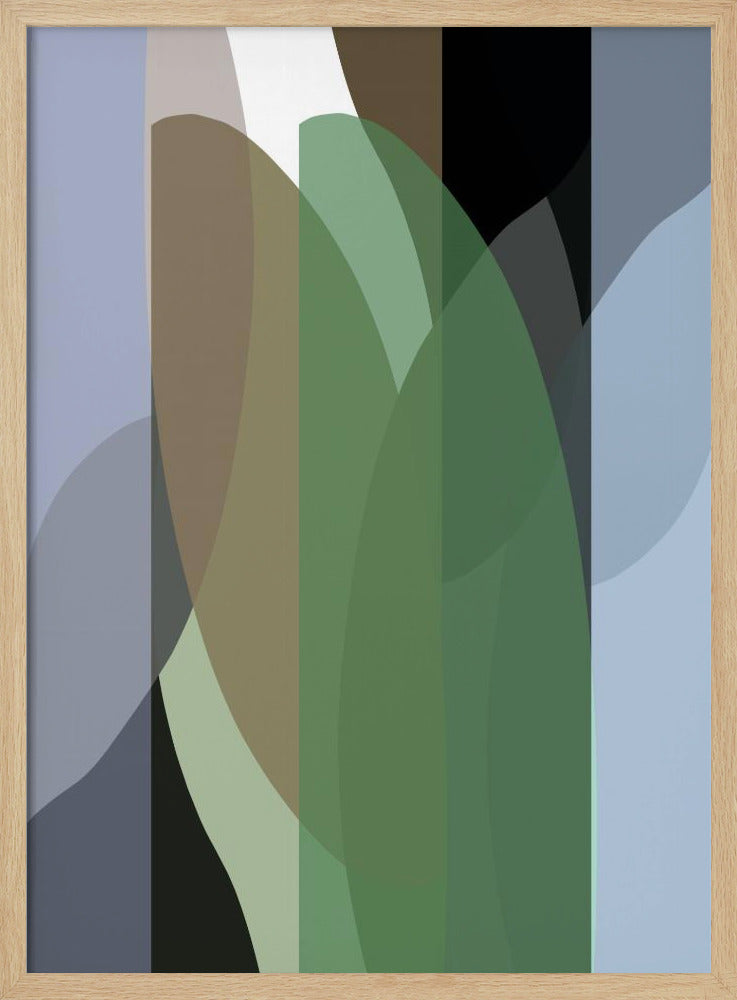 Abstract Shapes Art Print No 3 | Poster