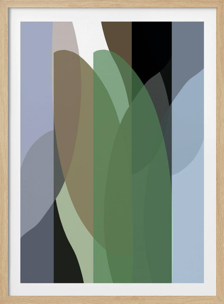 Abstract Shapes Art Print No 3 | Poster