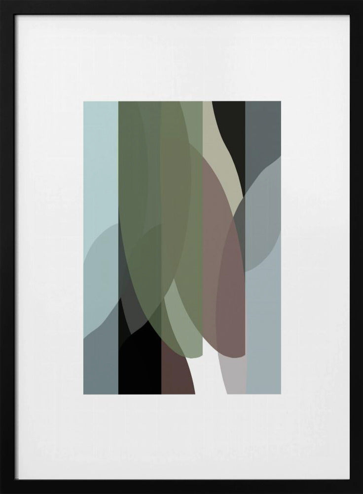 Abstract Shapes Art Print No 4 | Poster