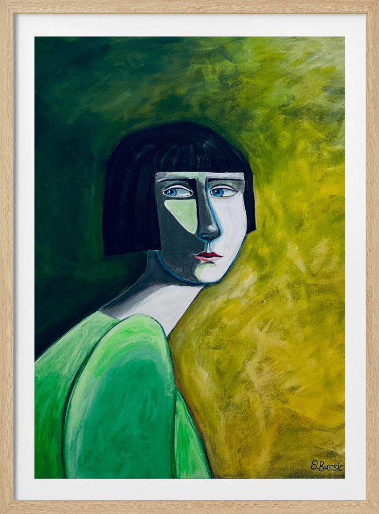 Die Frau blickt zurück | Poster