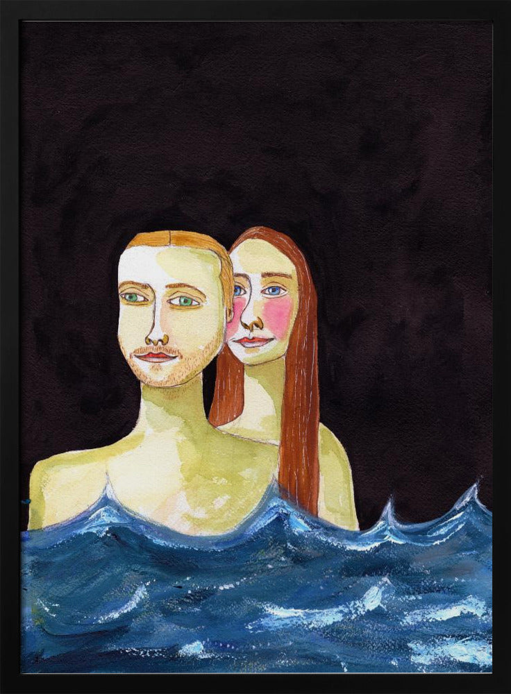 Das schwimmende Paar | Poster