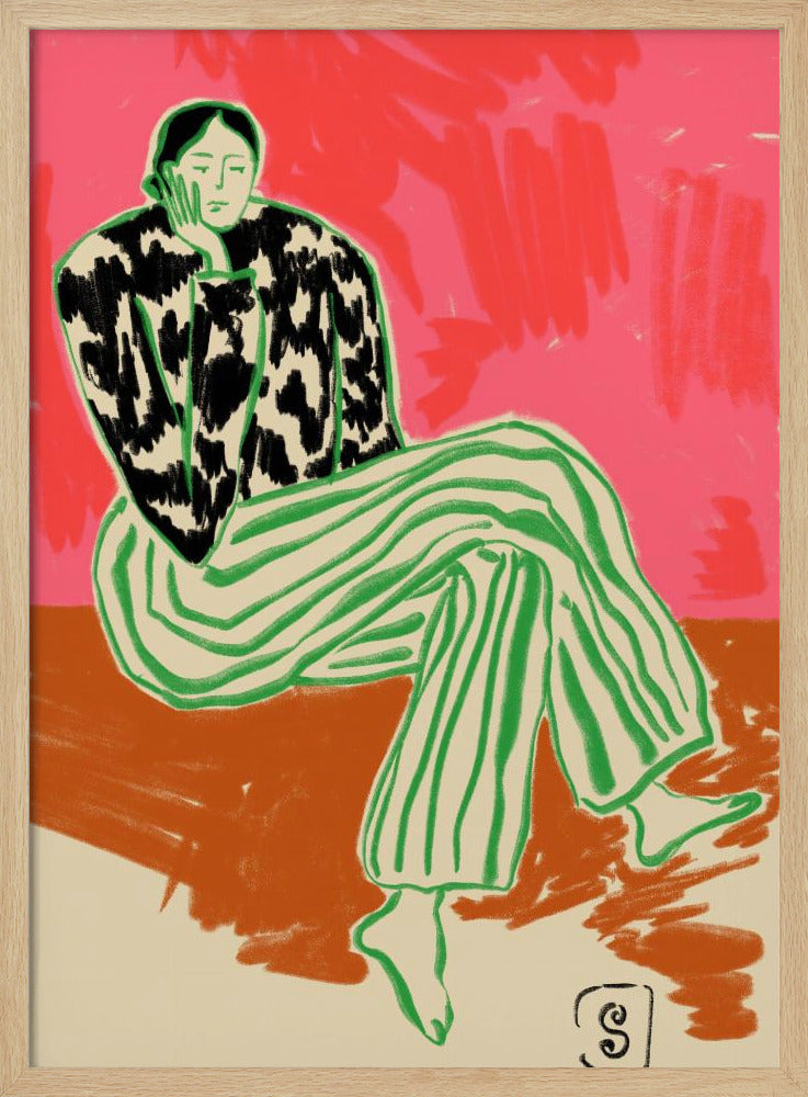 Ruhiges Frauenporträt | Poster