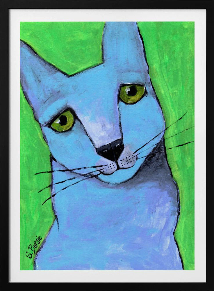 Die große blaue Katze | Poster