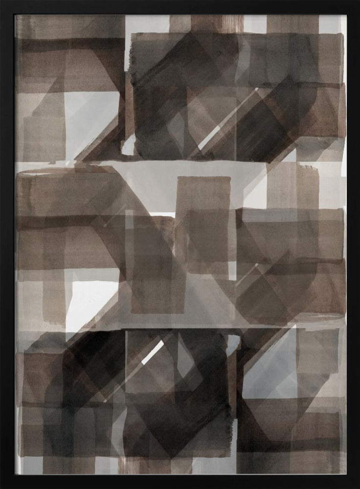 Abstrakt Dunkel Gehämmert 2 | Poster