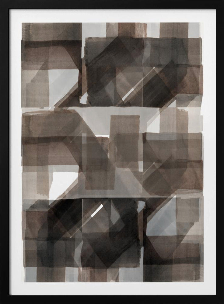 Abstrakt Dunkel Gehämmert 2 | Poster