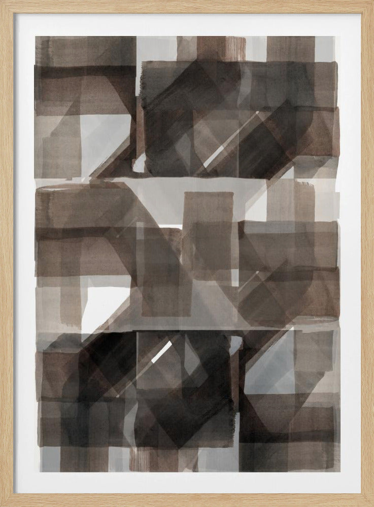 Abstrakt Dunkel Gehämmert 2 | Poster