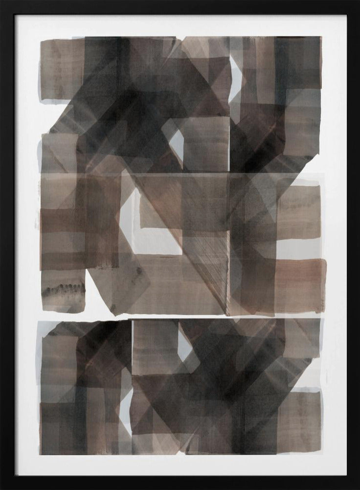 Abstrakt Dunkel Gehämmert 1 | Poster
