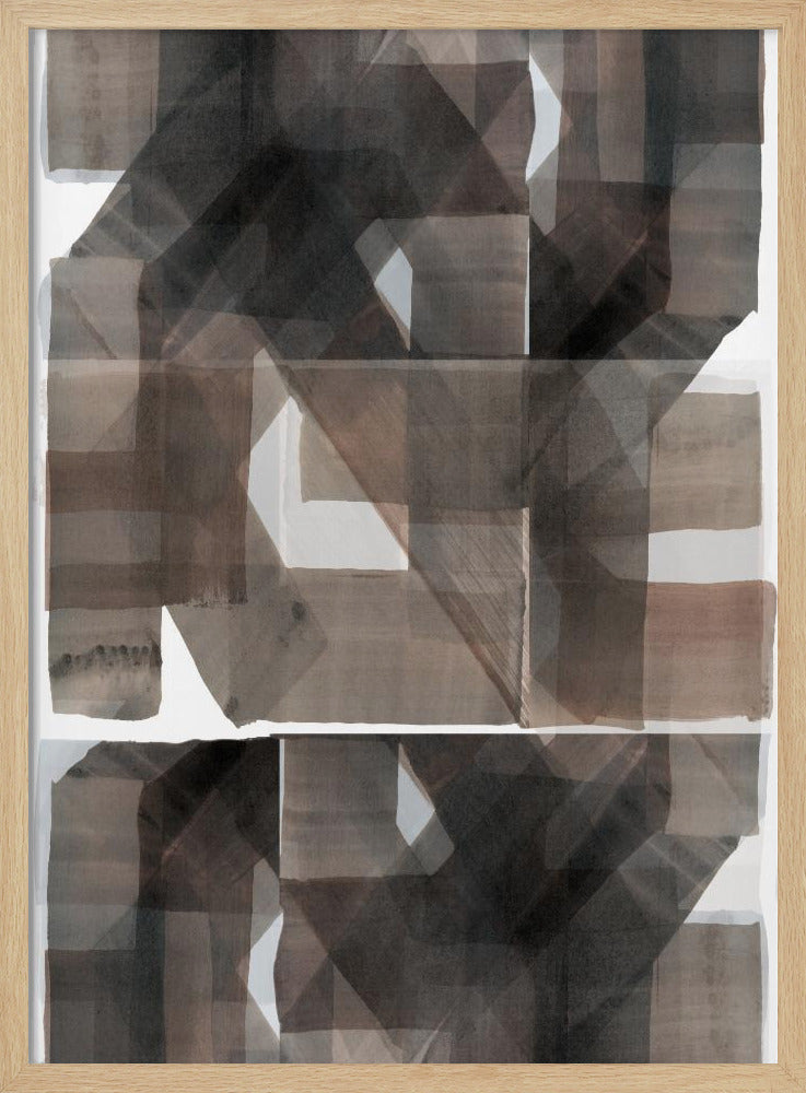 Abstrakt Dunkel Gehämmert 1 | Poster