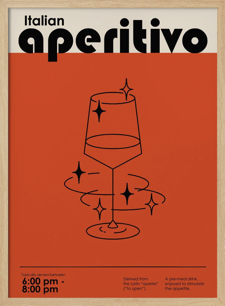Italienischer Aperitivo | Poster