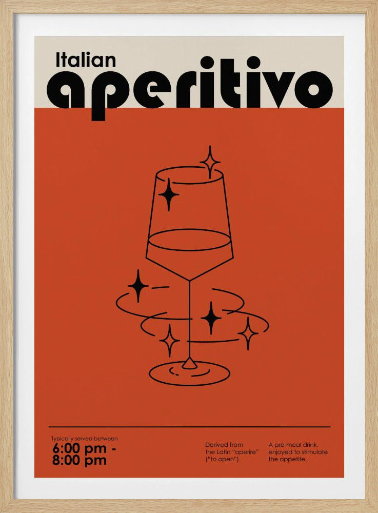 Italienischer Aperitivo | Poster