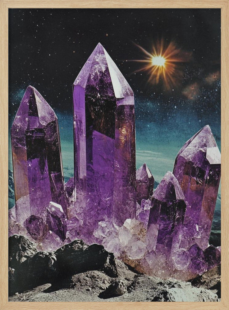 Galaktischer Amethyst | Poster