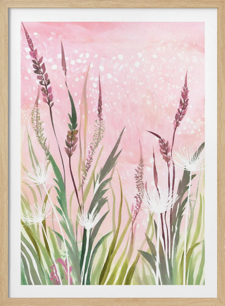 Rosa und Grün 33 | Poster