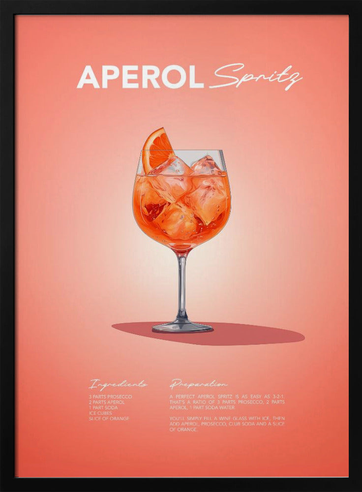 Aperol Spritz Rezept | Poster