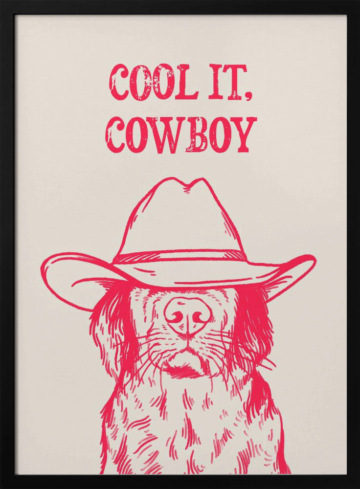 Cooles Cowboy-Pink | Poster