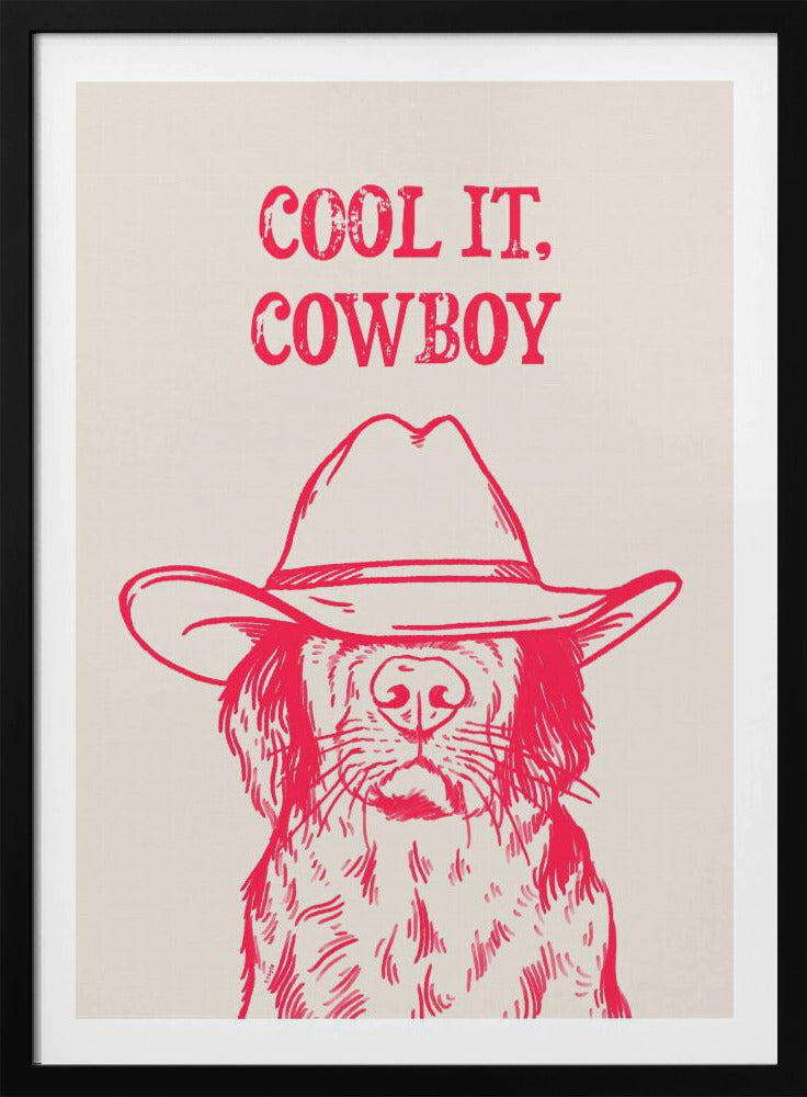 Cooles Cowboy-Pink | Poster