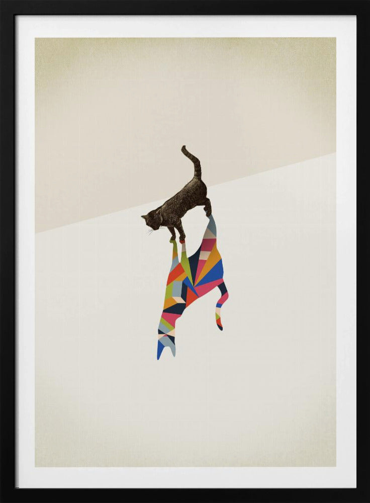 Walking Shadow, Cat | Poster