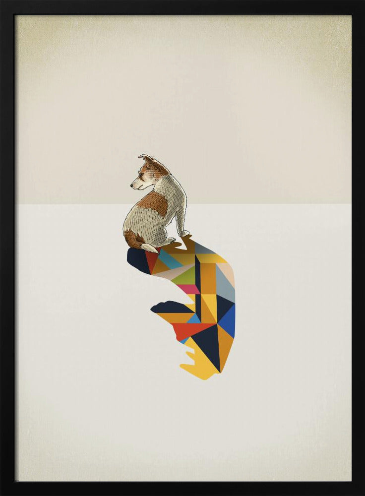 Walking Shadow, Dog | Poster
