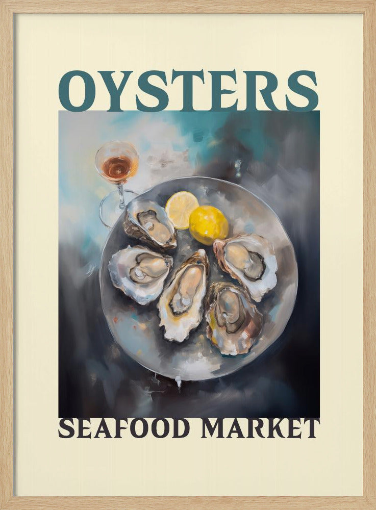Austern-Meeresfrüchtemarkt | Poster