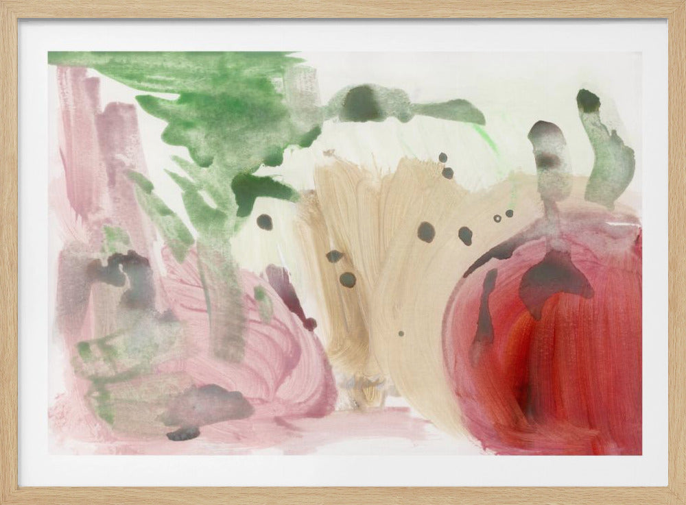 Aquarell Organische Formen 1 | Poster