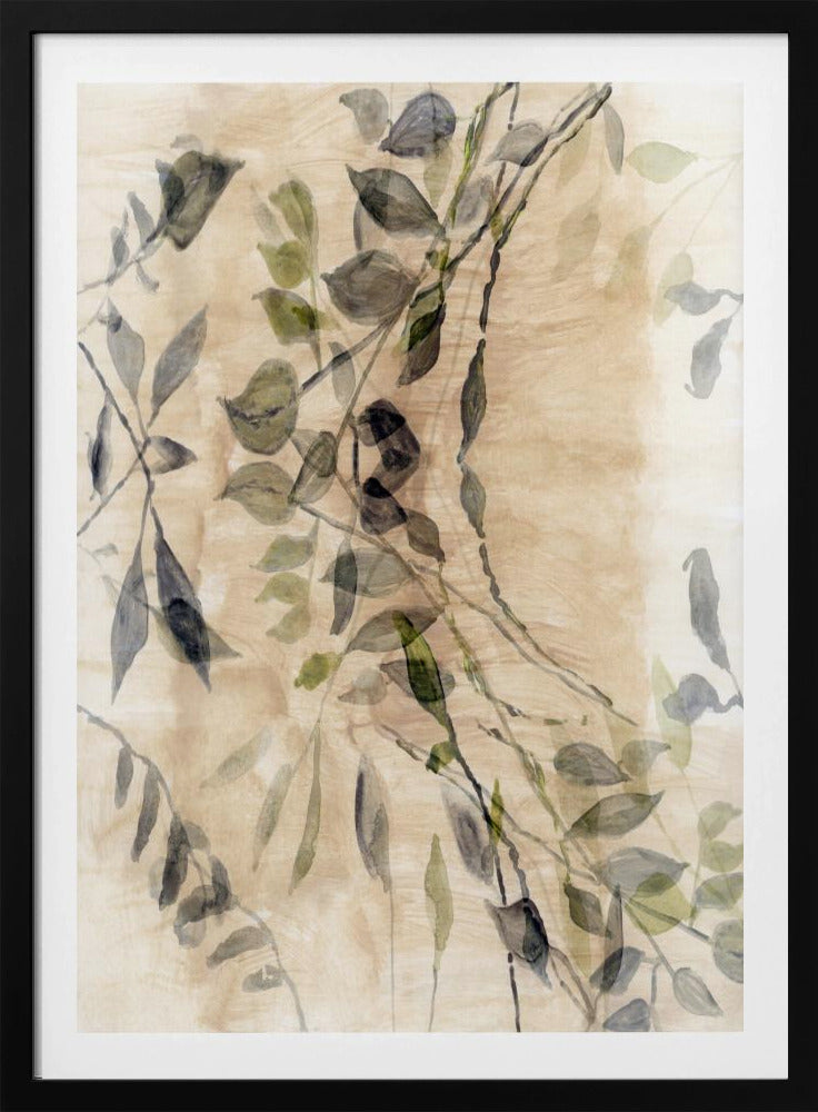 Farbgewaschene Blätter Nr. 3 | Poster