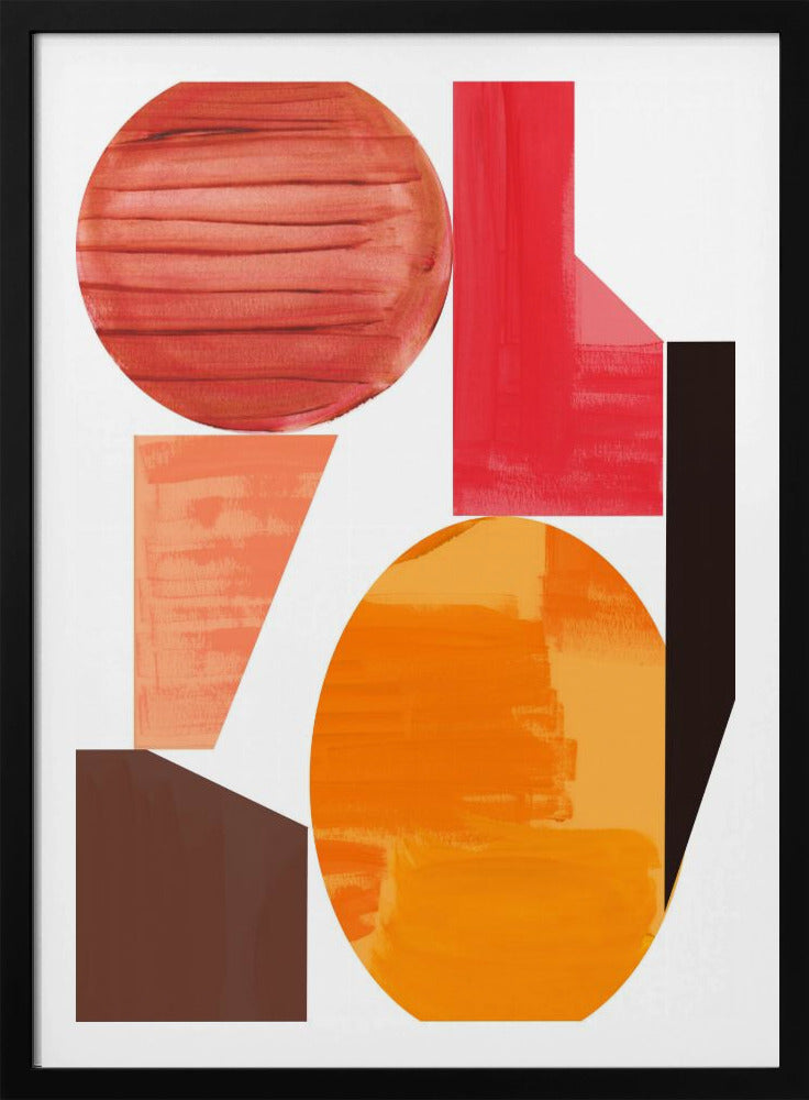 Geometrische Wärme Nr. 1 | Poster