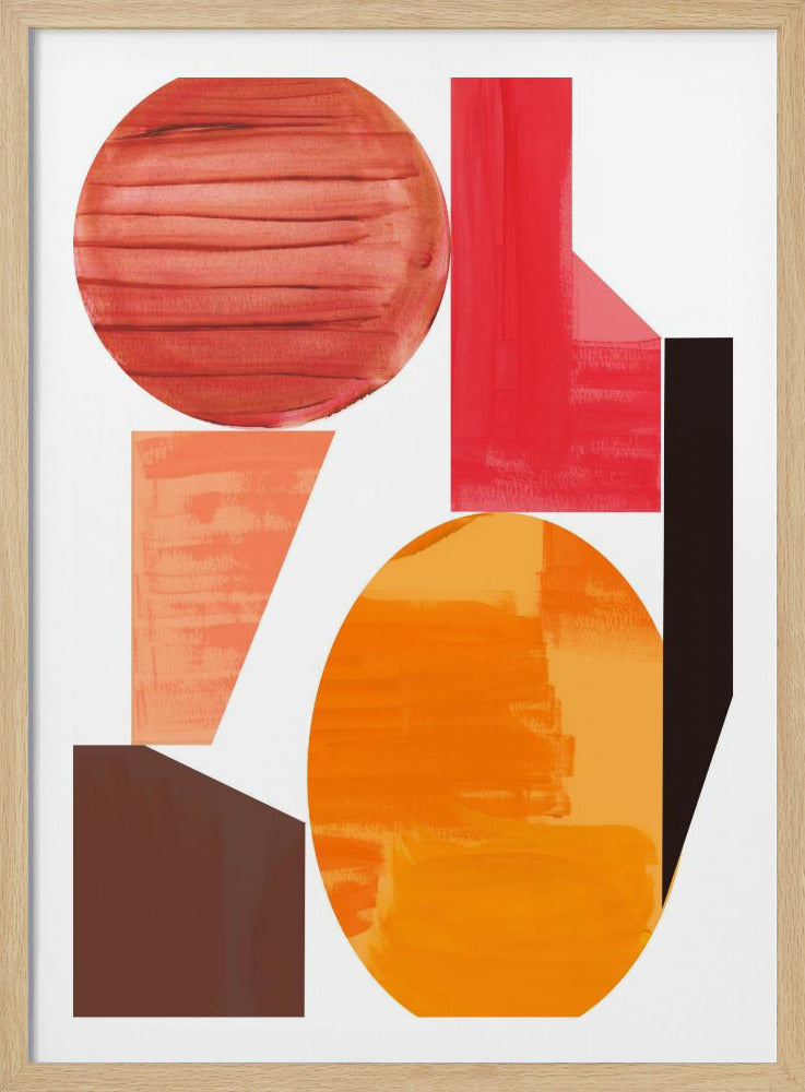 Geometrische Wärme Nr. 1 | Poster