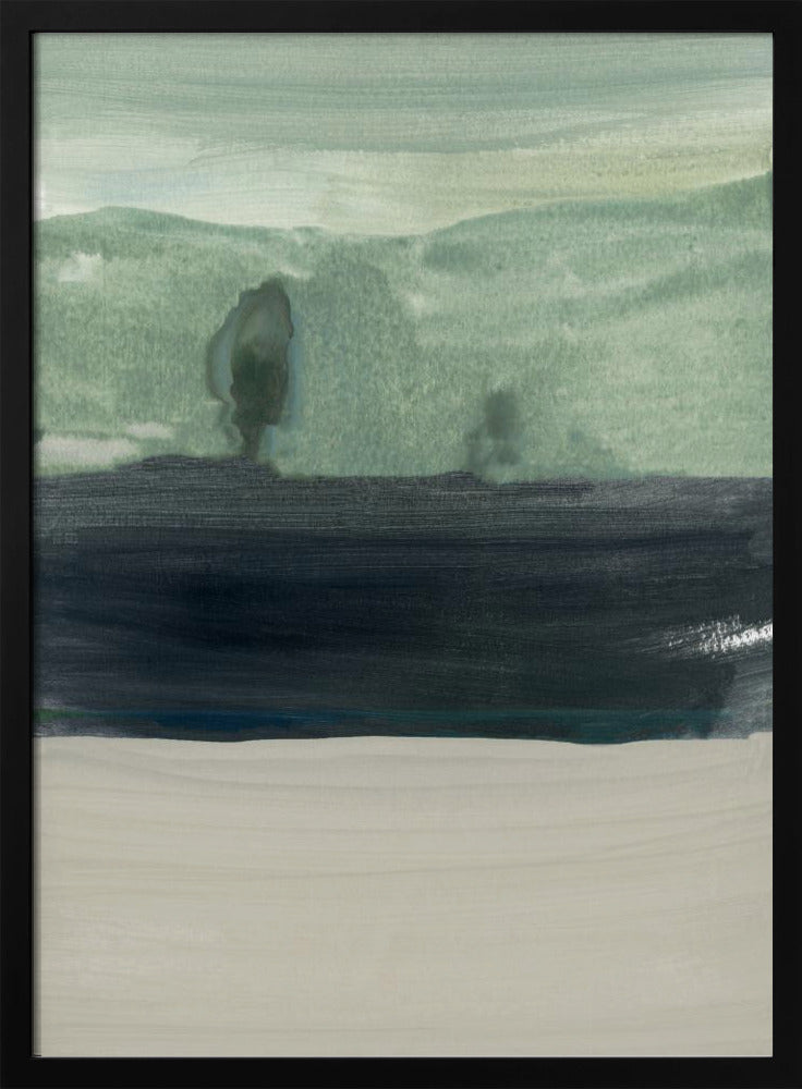 Minimale dunkle Landschaft 1 | Poster