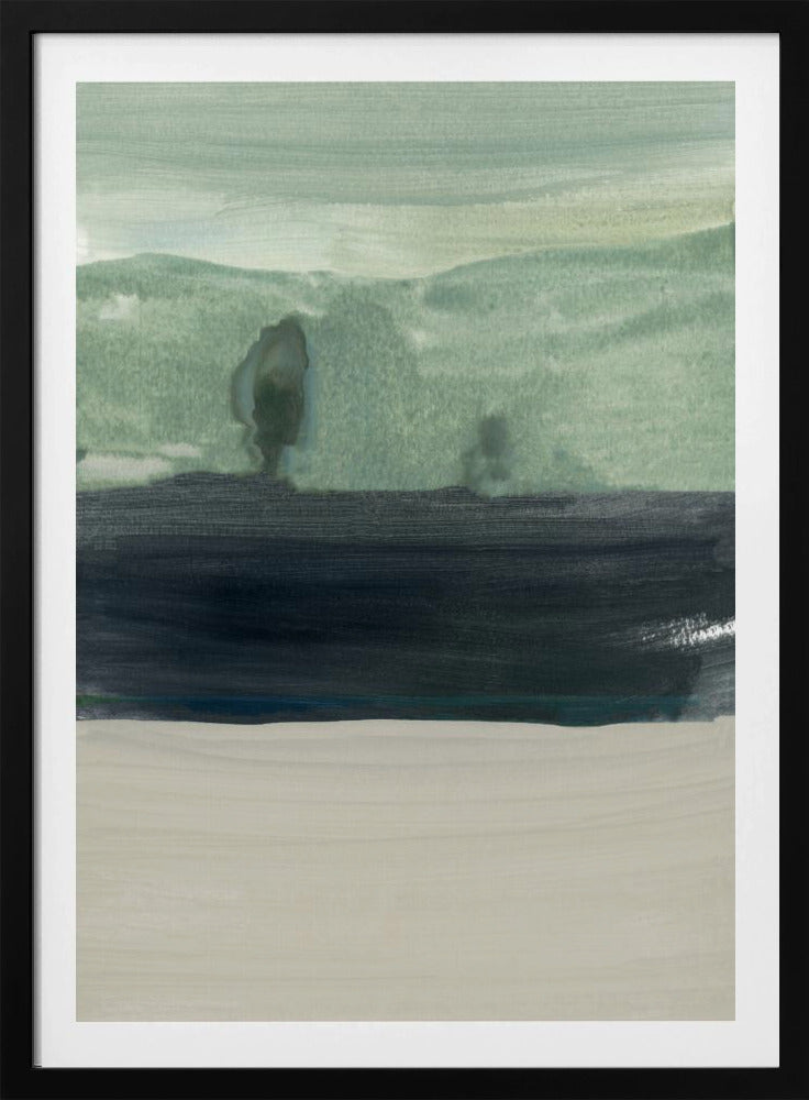 Minimale dunkle Landschaft 1 | Poster