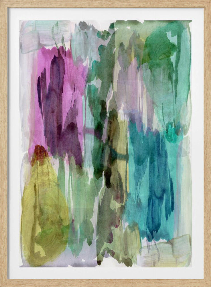 Aquarell Organische Formen 4 | Poster