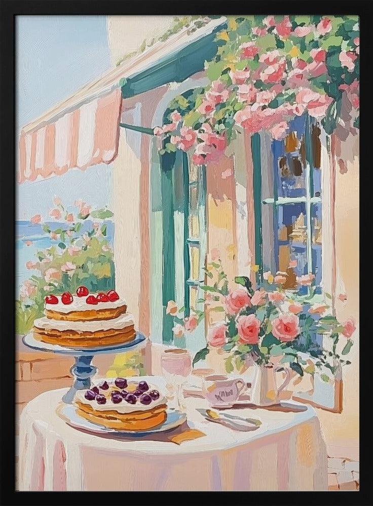 Französisches Dessertcafé | Poster