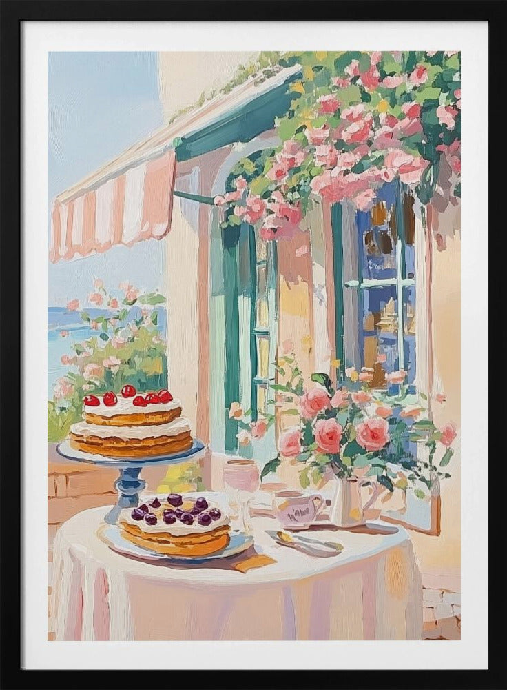 Französisches Dessertcafé | Poster