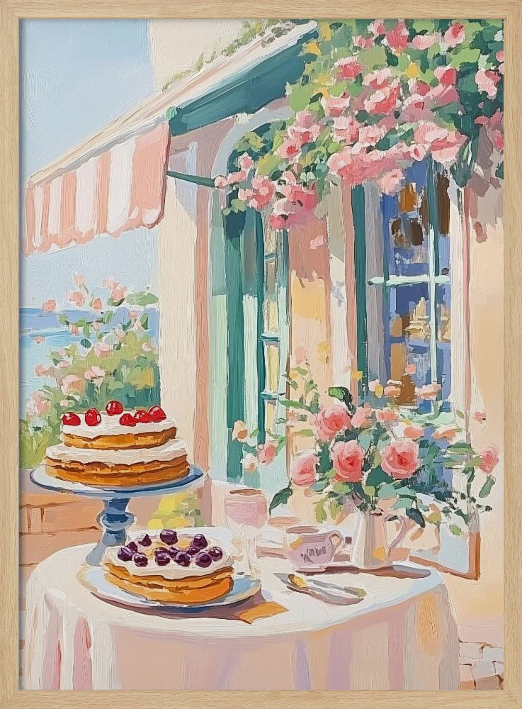 Französisches Dessertcafé | Poster