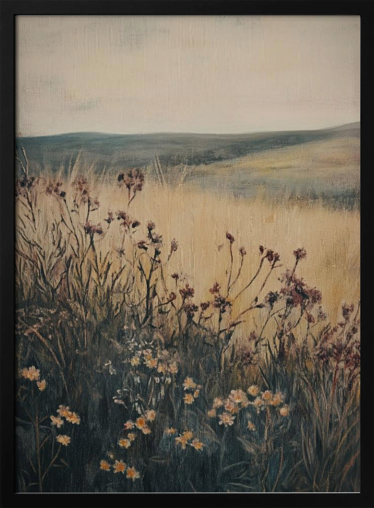 Landschaft Wildblume | Poster