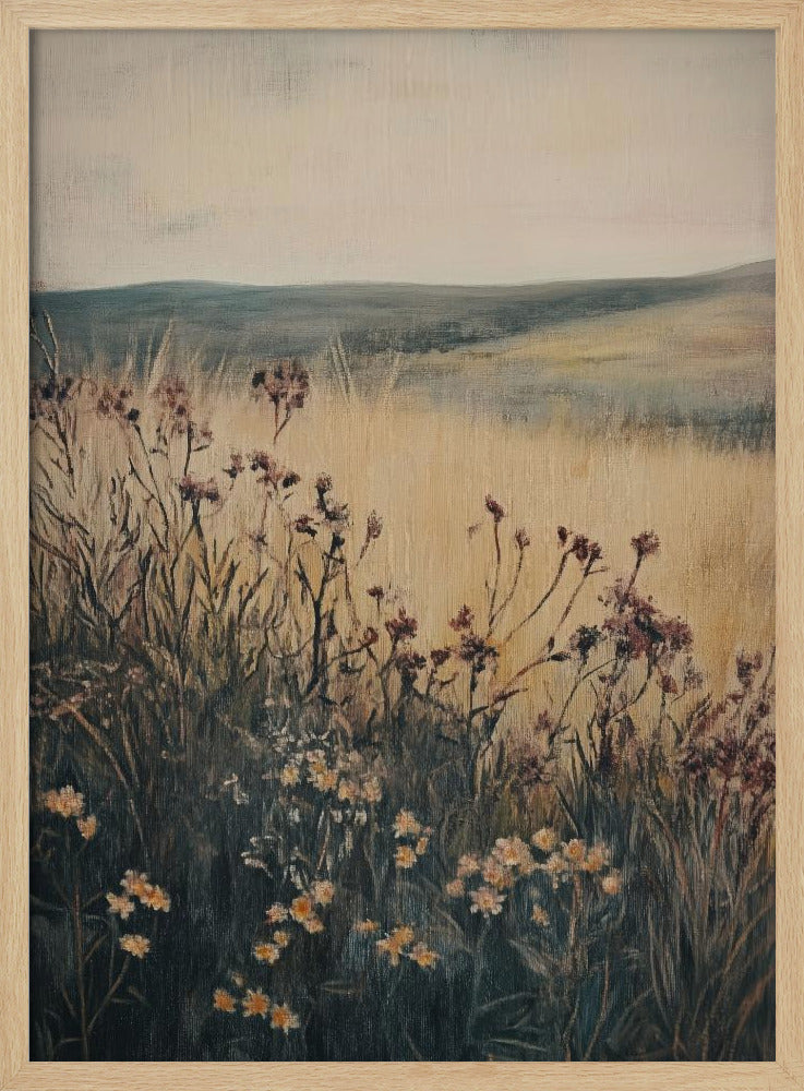 Landschaft Wildblume | Poster