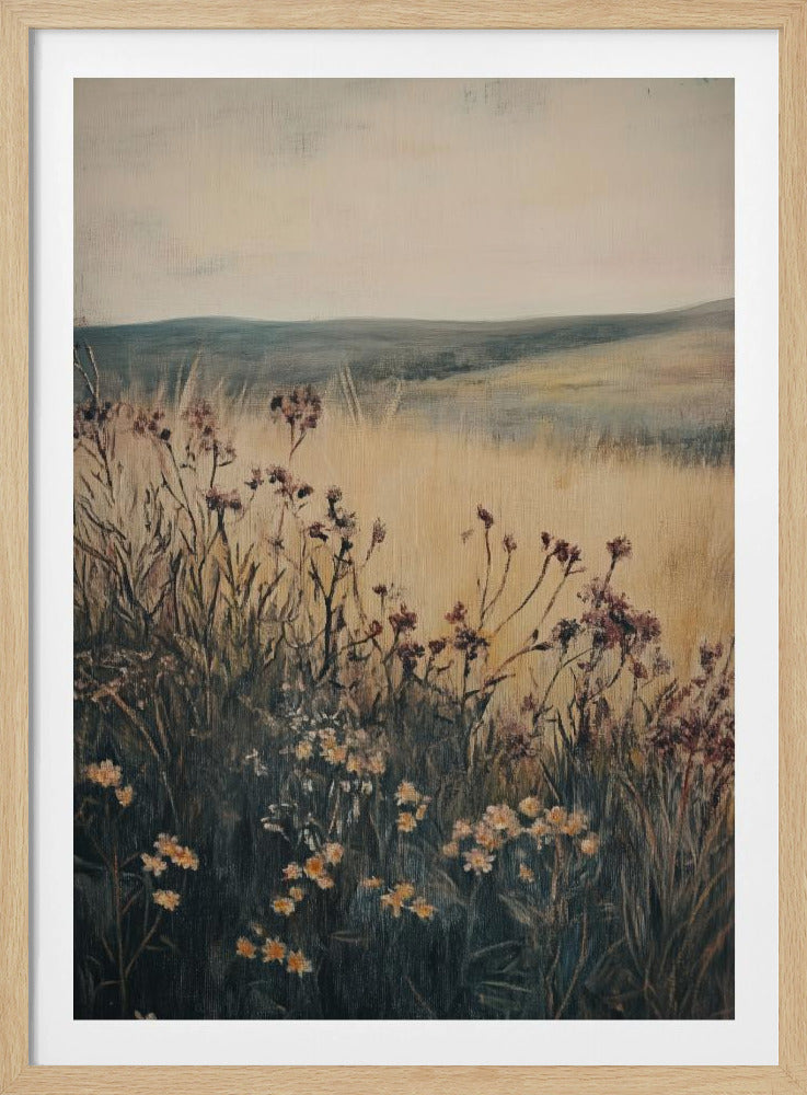 Landschaft Wildblume | Poster