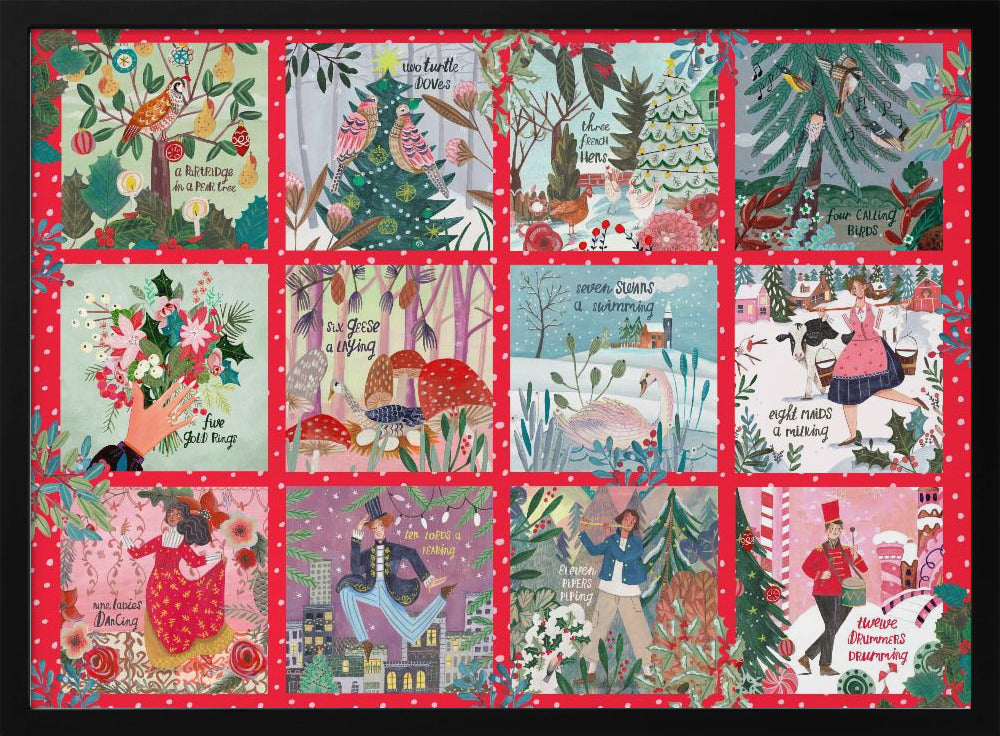 12 Tage Weihnachtslied | Poster