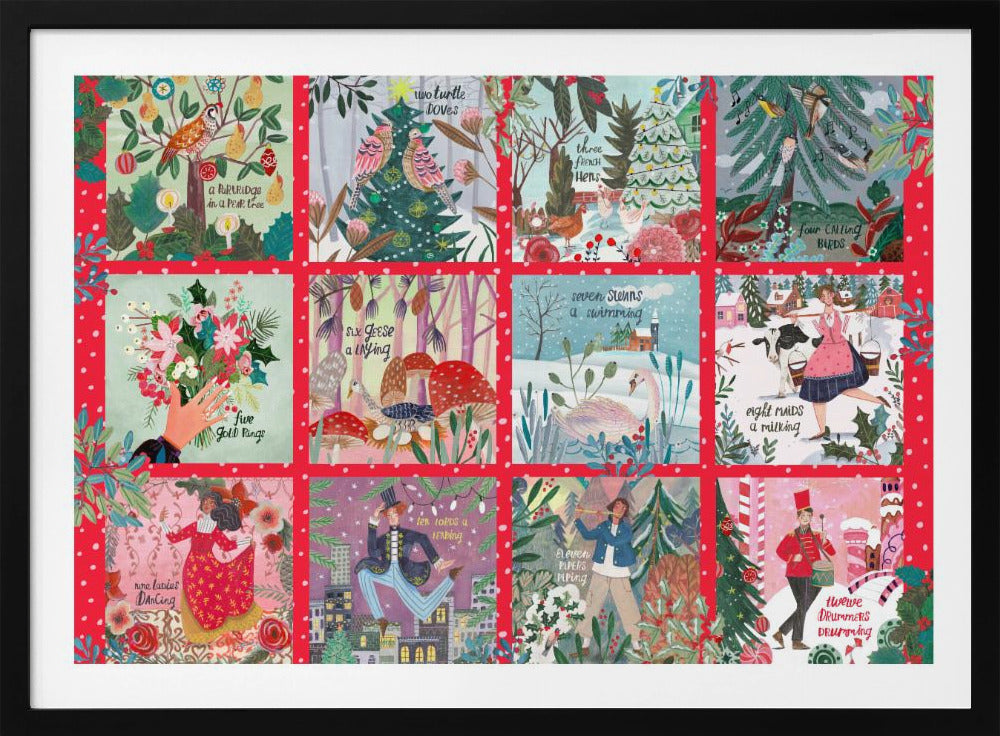 12 Tage Weihnachtslied | Poster