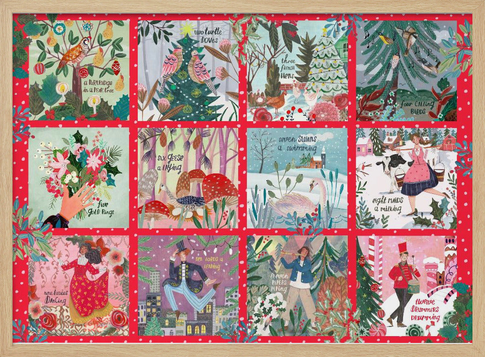 12 Tage Weihnachtslied | Poster