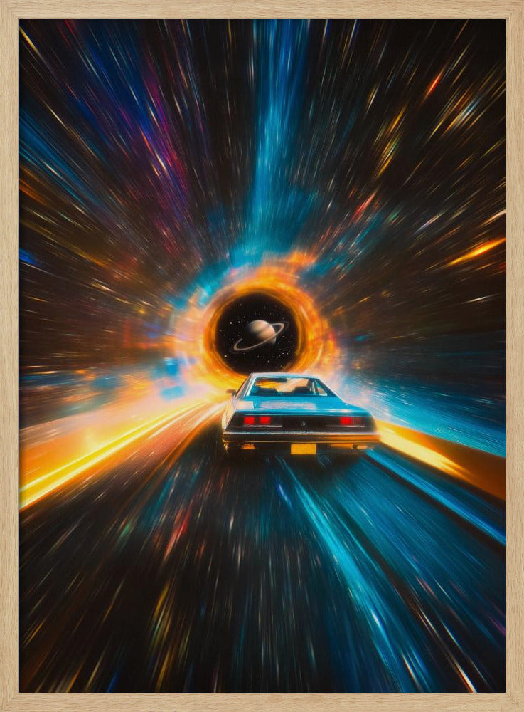 Kosmische Autoreise | Poster