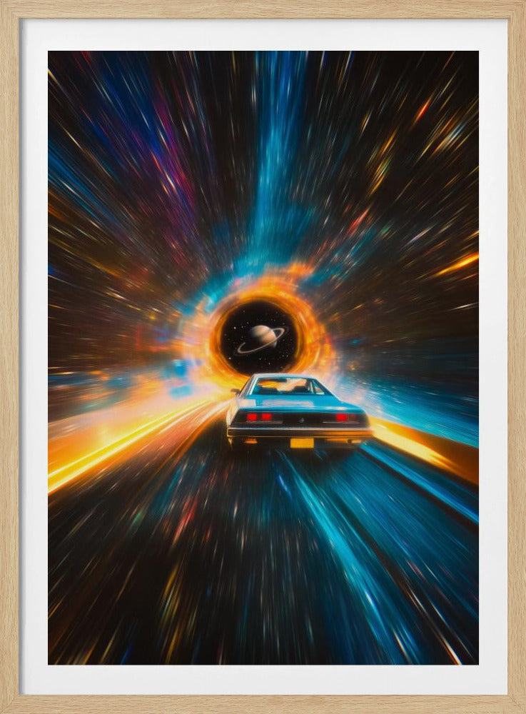 Kosmische Autoreise | Poster