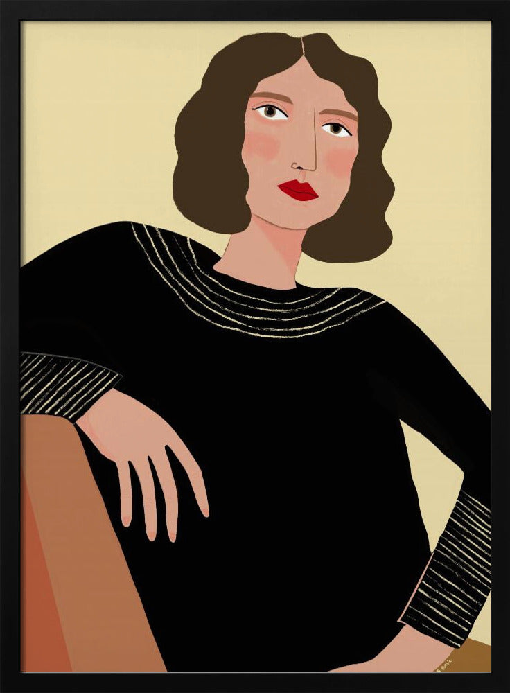 Frau entspannt | Poster