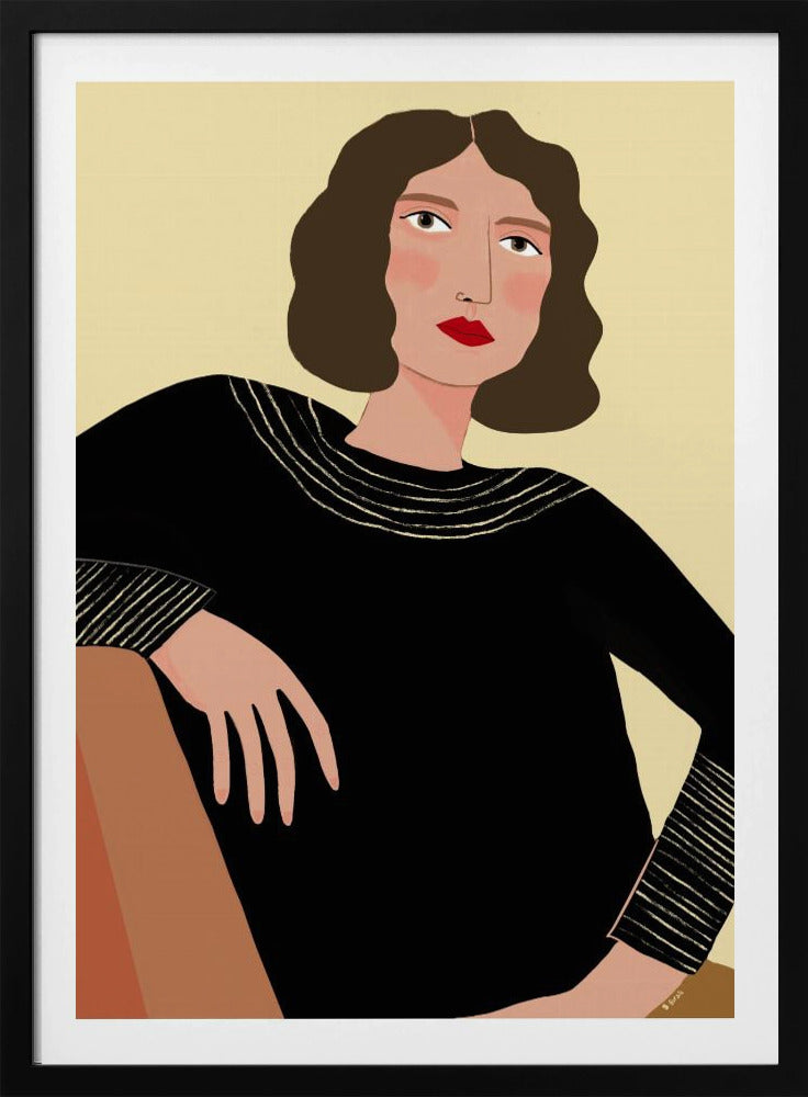 Frau entspannt | Poster