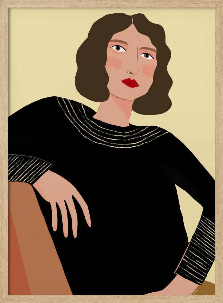 Frau entspannt | Poster